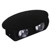 Миниатюра фото настенный светильник reluce 86853-9.2-004kt led4w bk | 220svet.ru