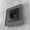 Миниатюра фото розетка с подсветкой черный матовый werkel w1171408 | 220svet.ru