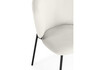 Миниатюра фото стул на металлокаркасе woodville рикко белый (milk) / черный 674675 | 220svet.ru