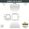 Миниатюра фото фасадный светильник fumagalli marta 160-2l  2a6.000.000.lxd2l | 220svet.ru