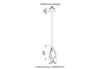 Миниатюра фото подвесной светильник crystal lux flowers sp1 | 220svet.ru