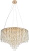 Миниатюра фото люстра подвесная stilfort 2187/03/12p серия rain of crystal | 220svet.ru