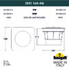 Миниатюра фото грунтовый светильник fumagalli ceci 160-sq  3f4.000.000.lxd1l | 220svet.ru