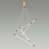 Миниатюра фото подвесной светодиодный светильник odeon light sparky 4369/40l | 220svet.ru