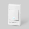 Миниатюра фото кнопка для проводного звонка elektrostandard 26021/00 белый a055437 | 220svet.ru