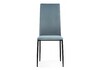 Миниатюра фото стул tod light blue / black | 220svet.ru