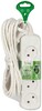 Миниатюра фото удлинитель электрический эра udl-10-450 greenline 4 розетки без заземления 5м пвс 2x0.75мм2 б0065063 | 220svet.ru