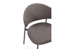 Миниатюра фото стул на металлокаркасе woodville флоу коричневый (elon 33) / черный 687217 | 220svet.ru