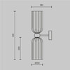Миниатюра фото настенный светильник maytoni antic mod302wl-02gr | 220svet.ru