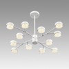Миниатюра фото потолочная люстра на штанге lumion torina 8265/12 белый | 220svet.ru