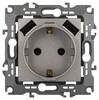 Миниатюра фото розетка эра серия 12 12-4109-16 2p+e 16a-250в шторками с 2xusb 5в-3а титан б0065729 | 220svet.ru