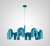 Миниатюра фото подвесная люстра inodesign fanny blue 8 40.10055 | 220svet.ru