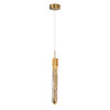 Миниатюра фото подвесной светодиодный светильник delight collection od2510-1 gold/smoky | 220svet.ru