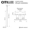 Миниатюра фото подвесной светильник в пвх потолок citilux skyport.10 cl51512v_kord | 220svet.ru
