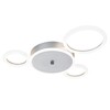 Миниатюра фото потолочная светодиодная люстра escada saturn 10268/4led silver | 220svet.ru