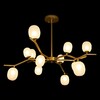 Миниатюра фото подвесная люстра loft it sakura 10212/12 gold | 220svet.ru