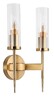 Миниатюра фото бра с двумя плафонами zortes candle zrs.16204.2 | 220svet.ru