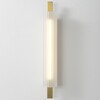 Миниатюра фото настенный светодиодный светильник crystal lux tunnel ap10 led brass | 220svet.ru