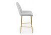 Миниатюра фото барный стул woodville седа светло-серый (zd 960) / золотой np 632585 | 220svet.ru