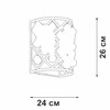 Миниатюра фото настенный светильник vitaluce v5351-1/2a | 220svet.ru