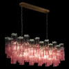 Миниатюра фото подвесная люстра loft it murano 10580/1000r clear pink | 220svet.ru