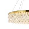 Миниатюра фото подвесная люстра indigo anna v12029/18p gold v000496 | 220svet.ru