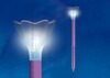 Миниатюра фото светильник на солнечных батареях (10623) uniel promo usl-c-417/pt305 purple crocus | 220svet.ru