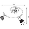 Миниатюра фото спот arte lamp parry a5062pl-3ab | 220svet.ru