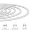 Миниатюра фото комплект светодиодного неона apeyron 220в, 6вт/м, 300лм/м, 6500к, smd 2835, 144д/м, круглый, d=14, 10м, ip65 (сетевой шнур, заглушка, крепеж - 10шт) 1 | 220svet.ru