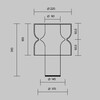 Миниатюра фото настольная лампа maytoni vetro mod485tl-l9gr3k | 220svet.ru