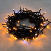 Миниатюра фото гирлянда нить 10м желтая с мерцанием белого диода 24в, 100 led, провод черный пвх, ip54 ltc pst100blw-11-1y | 220svet.ru