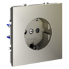 Миниатюра фото розетка встраиваемая с заземлением и защитными шторками, 16а voltum s70 vls040204 (шелк) | 220svet.ru