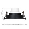 Миниатюра фото встраиваемый светильник arte lamp kant a9610pl-1bk | 220svet.ru