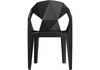 Миниатюра фото пластиковый стул woodville гекса черный 686711 | 220svet.ru