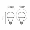 Миниатюра фото светодиодная лампа a60 15вт 3000k e27 voltega general purpose 15w 3299 | 220svet.ru