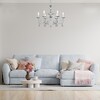 Миниатюра фото подвесная люстра escada shine 678/6pl chrome | 220svet.ru