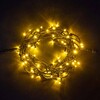 Миниатюра фото 04-046 гирлянда нить 10м желтая 220в, 100 led, провод черный каучук, ip65 ltc ll100-1-2y | 220svet.ru
