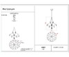 Миниатюра фото люстра димм. kink light галанта 07881-60,02(21) | 220svet.ru