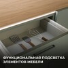 Миниатюра фото светодиодная лента apeyron 7w/m 384led/m cob холодный белый 5м 00-380 | 220svet.ru