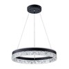 Миниатюра фото подвесная светодиодная люстра с пультом ду arte lamp apollo a2549sp-75bk | 220svet.ru