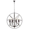 Миниатюра фото подвесная люстра loft it foucaults orb loft1192-8 | 220svet.ru