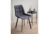 Миниатюра фото стул на металлокаркасе woodville челси п темно-серый (zd 995) / черный np 632459 | 220svet.ru