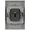 Миниатюра фото розетка эра arktik 16-2105-03 двойная с заземлением 2x2p+e schuko со шторками 16а-250в алюминий б0070456 | 220svet.ru