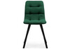 Миниатюра фото стул на металлокаркасе woodville чилли зеленый  / черный 474489 | 220svet.ru