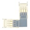 Миниатюра фото соединитель угловой 10мм для ленты cct smd ленты шириной 8 мм feron ld172 52003 | 220svet.ru