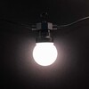 Миниатюра фото светодиодная гирлянда матовая колба 5м тепло-белая 24в, 10 led, провод черный пвх, ip54 ltc bll10m-11-1ww | 220svet.ru