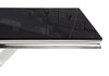 Миниатюра фото стол стеклянный woodville levon 200x100x75 black 15563 | 220svet.ru