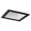 Миниатюра фото встраиваемый светодиодный светильник ideal lux game square bk wh | 220svet.ru