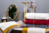 Миниатюра фото полотенце орсетто бордовое 50*90 garda decor 119val-01148 | 220svet.ru