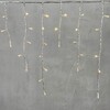 Миниатюра фото гирлянда бахрома 4,9 x 0,5 м тепло-белая 220в, 240 led, провод прозрачный пвх, ip54 ltc pil240-10-2ww | 220svet.ru